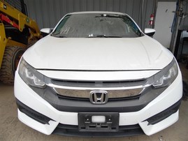 2016 Honda Civic EX White Coupe 2.0L AT #A22519